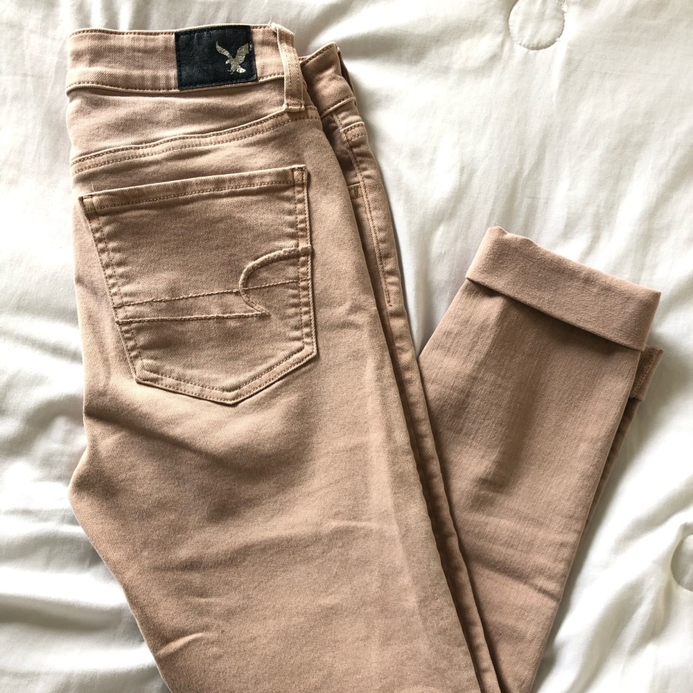 American Eagle Sandy Pink Jegging Jean